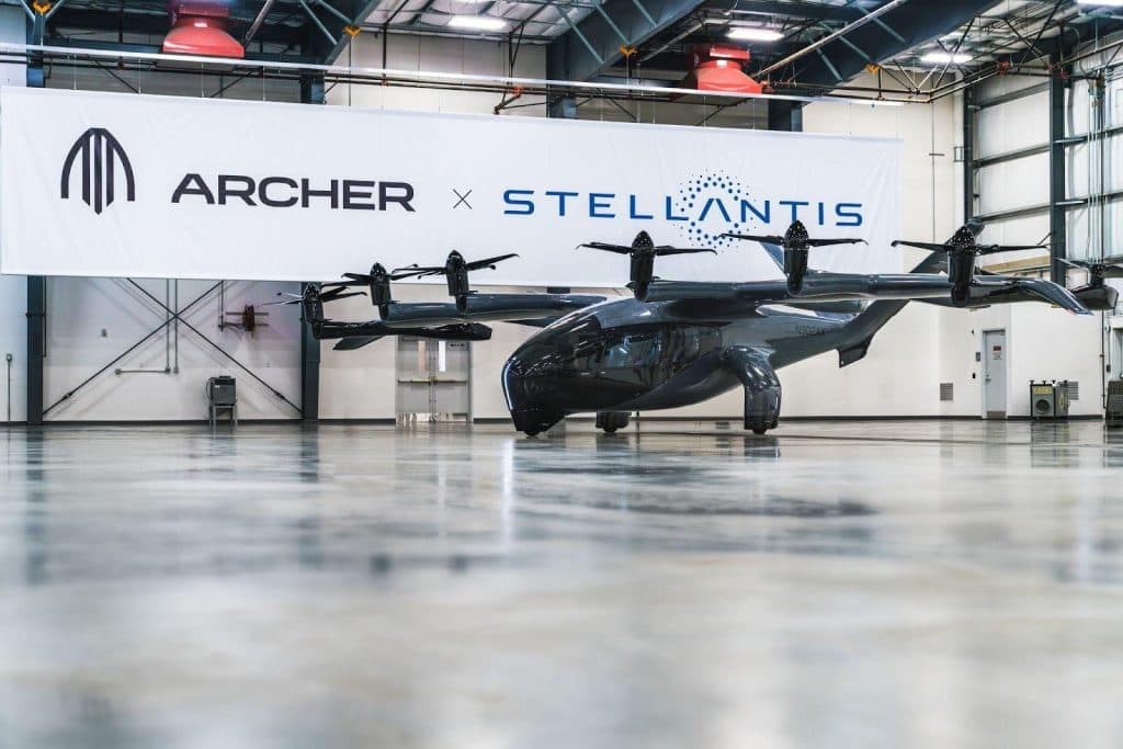 Paris Air Show 2023 eVTOL prototype in static display