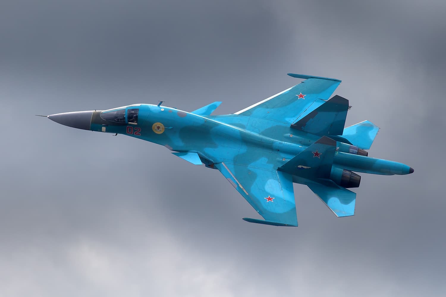 Aerial Dominance: Sukhoi Su-34 Strike Bomber