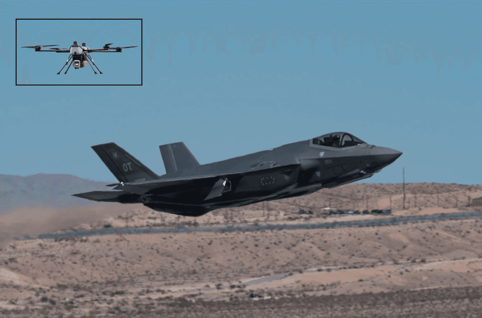 C100 Drone Guides F-35 Strikes