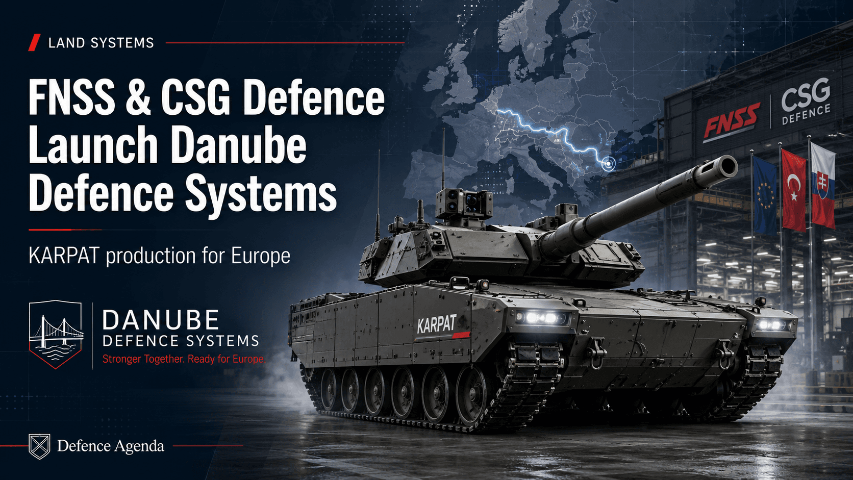 FNSS and CSG Defence Form Slovak Joint Venture to Build KARPAT for Europe