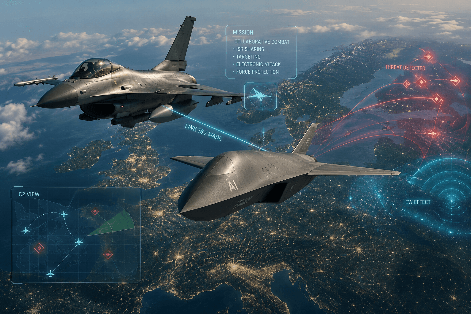 Wingman Aircraft Take Centre Stage in Europe’s Rearmament