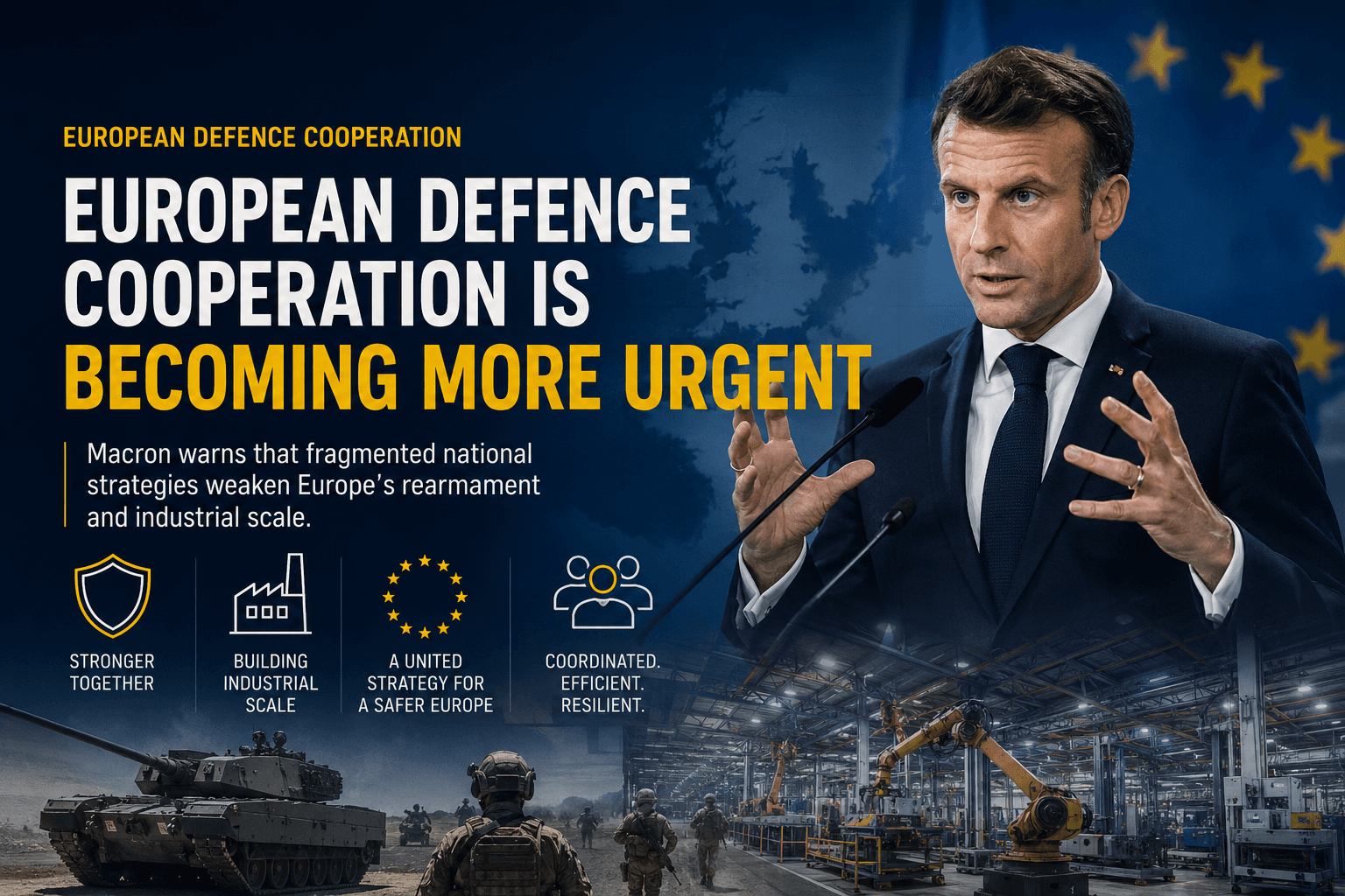European Defence Cooperation: Macron Rejects Go-It-Alone Strategies