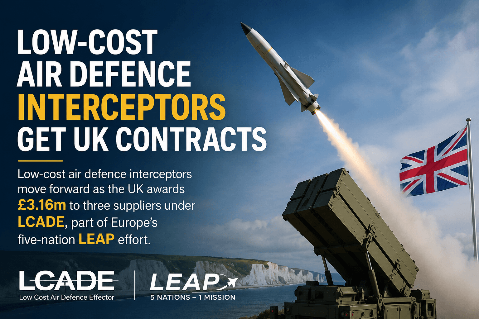 Low-Cost Air Defence Interceptors Get UK Contracts