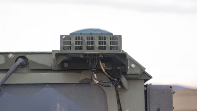 MARNAV Block 2 resilient PNT MAPS GEN II on vehicle roof