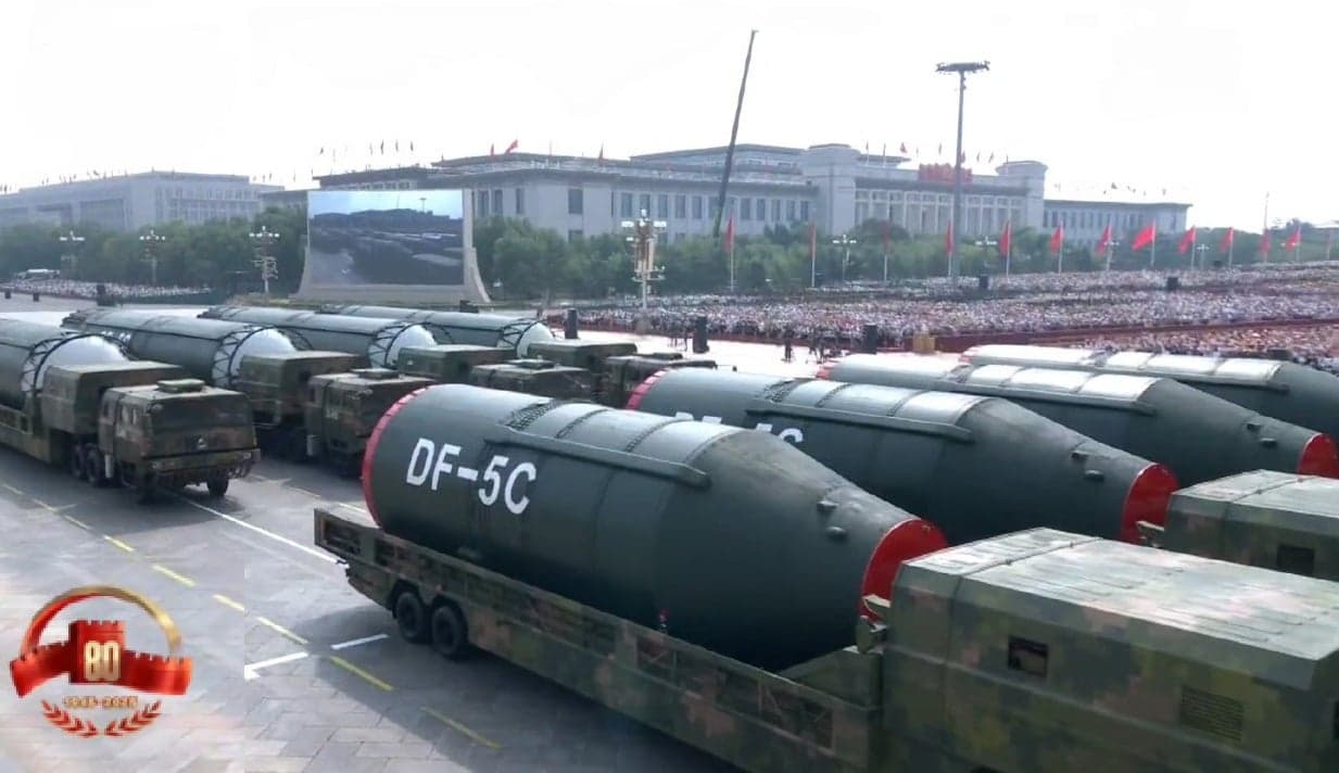 China unveils DF‑5C nuclear ICBM