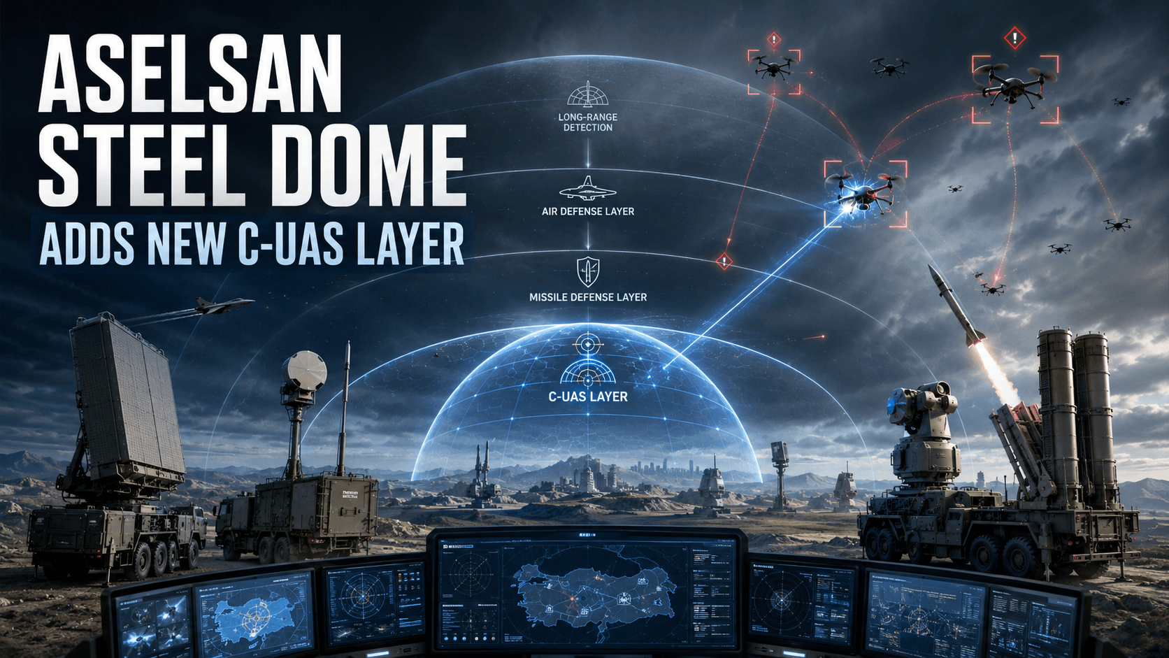 ASELSAN Steel Dome Adds New C-UAS Layer