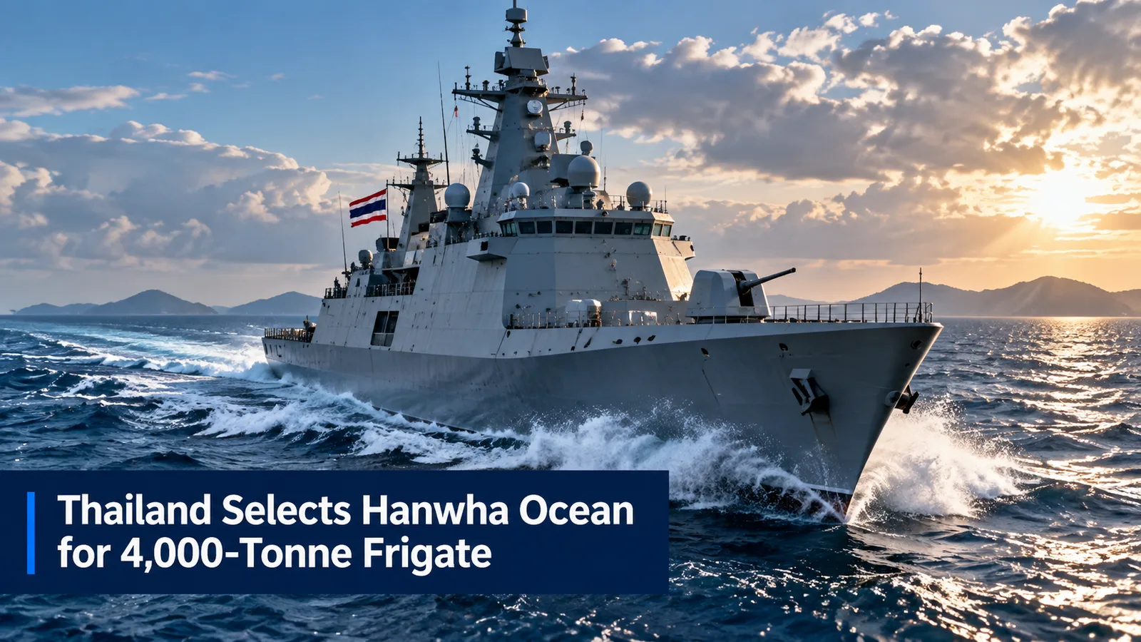 Thailand Selects Hanwha Ocean for 4,000-Tonne Frigate
