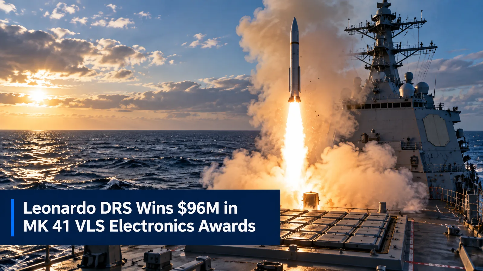 Leonardo DRS Wins $96M in MK 41 VLS Electronics Awards
