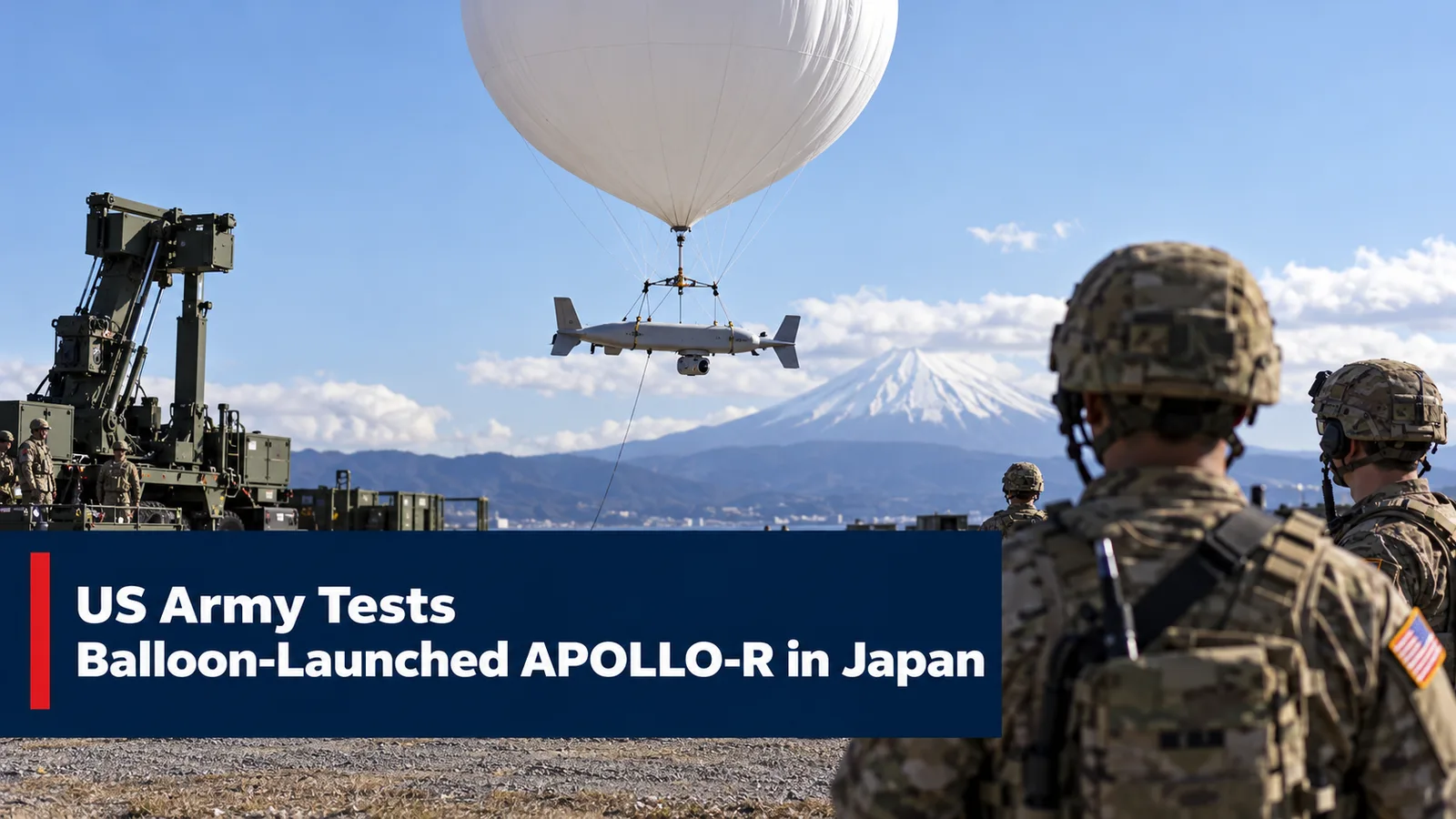 US Army Tests Balloon-Launched APOLLO-R in Japan