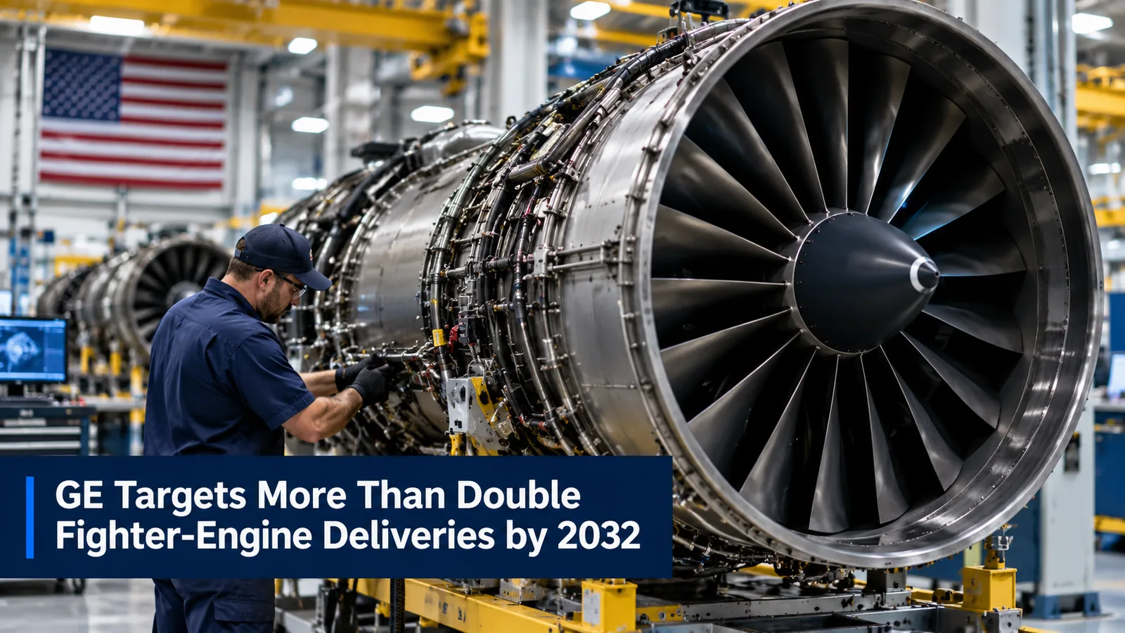 GE Targets More Than Double Fighter-Engine Deliveries by 2032
