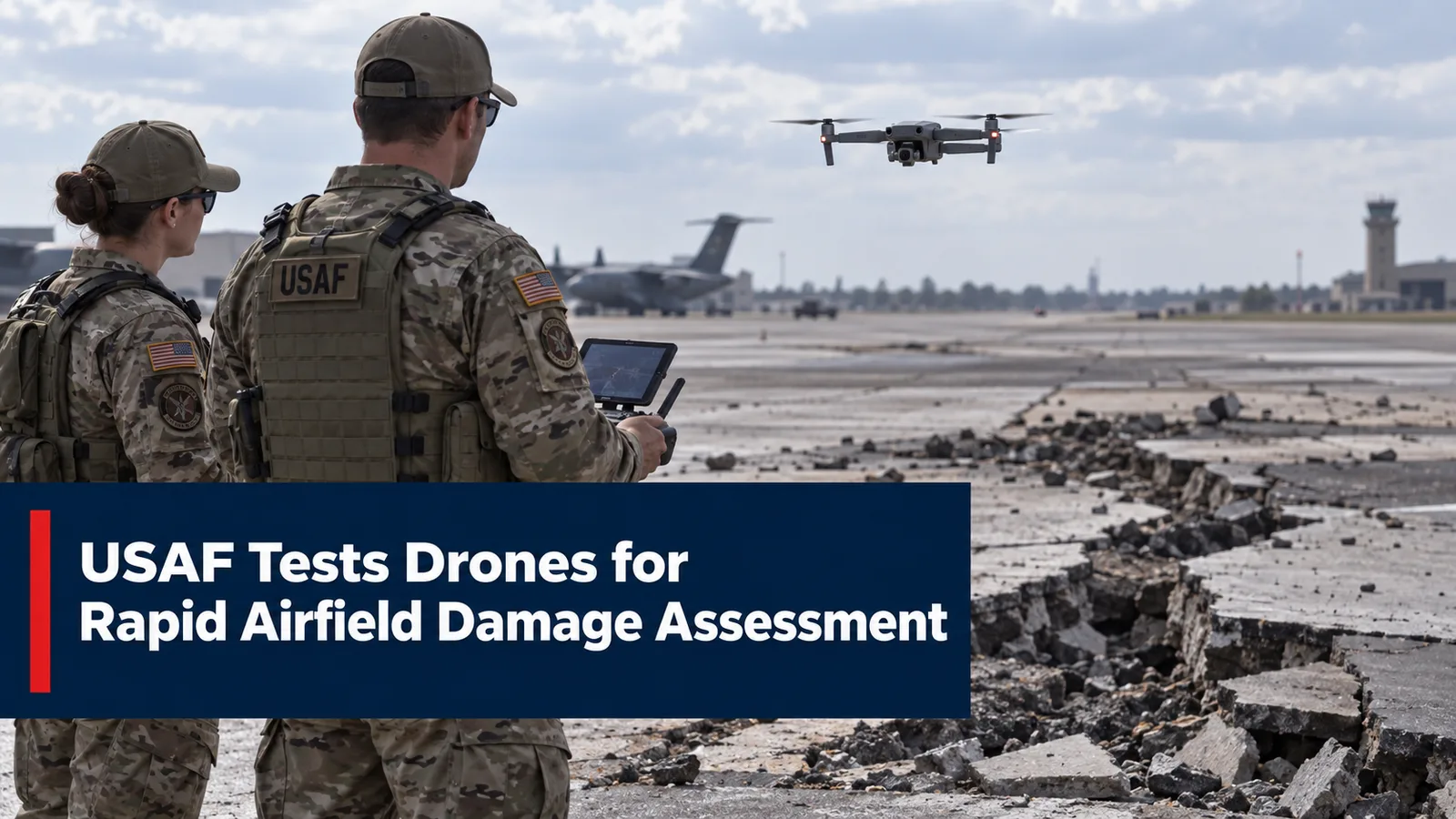 USAF Tests Drones for Rapid Airfield Damage Assessment