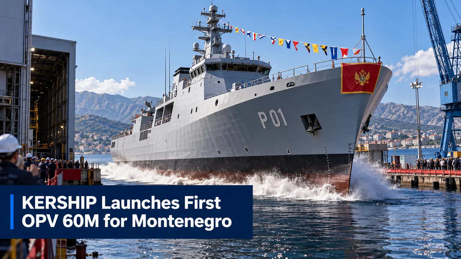 KERSHIP Launches First OPV 60M for Montenegro