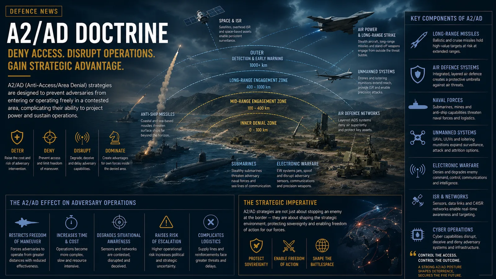 A2/AD Doctrine Defines Layered Defence Strategy