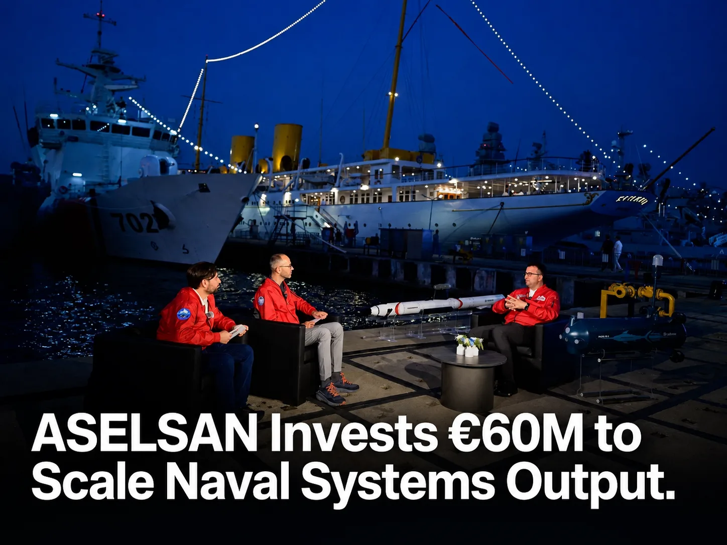 ASELSAN Invests €60M to Scale Naval Systems Output