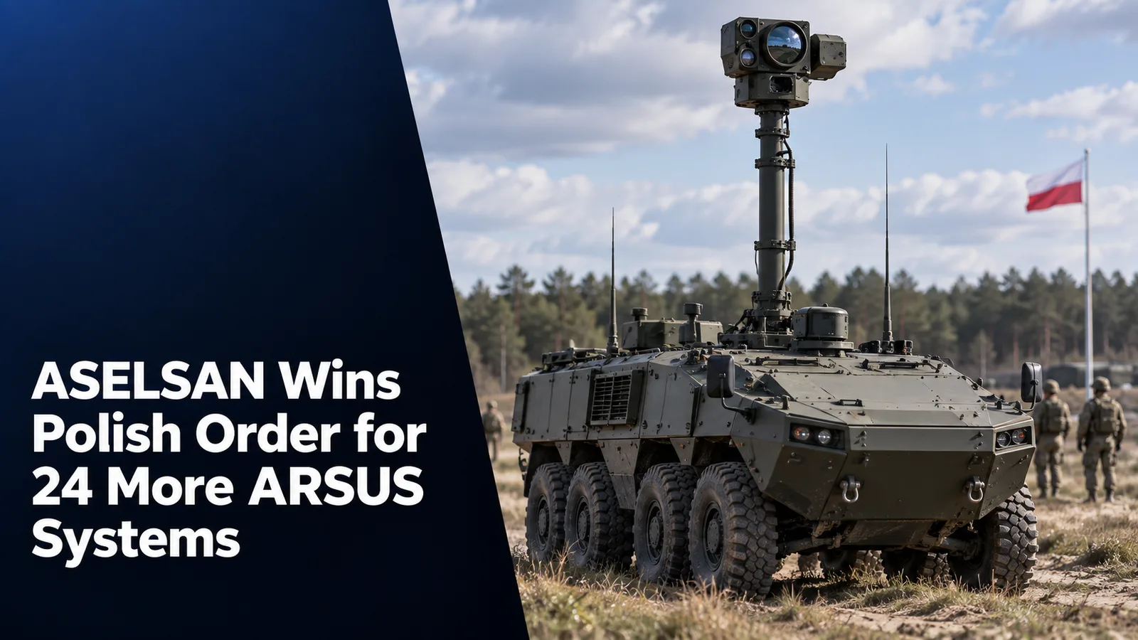 ASELSAN Wins Polish Order for 24 More ARSUS Systems