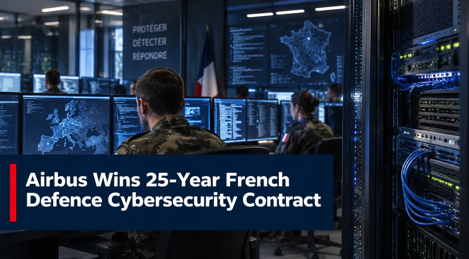 Airbus Wins 25-Year French Defence Cybersecurity Contract