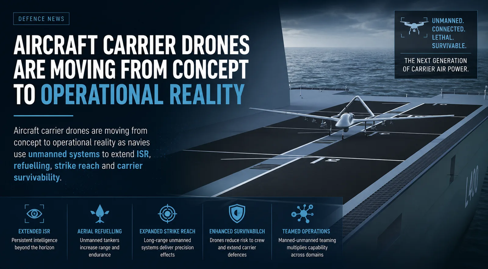 Aircraft Carrier Drones Reshape Naval Airpower