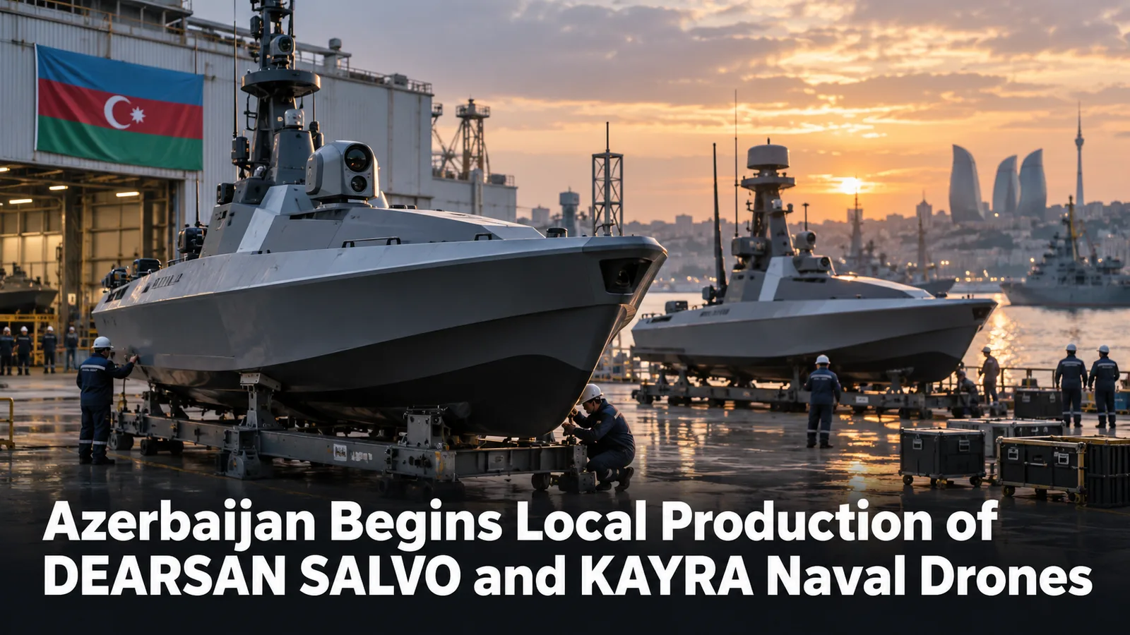 Azerbaijan Begins Local Production of DEARSAN SALVO and KAYRA Naval Drones