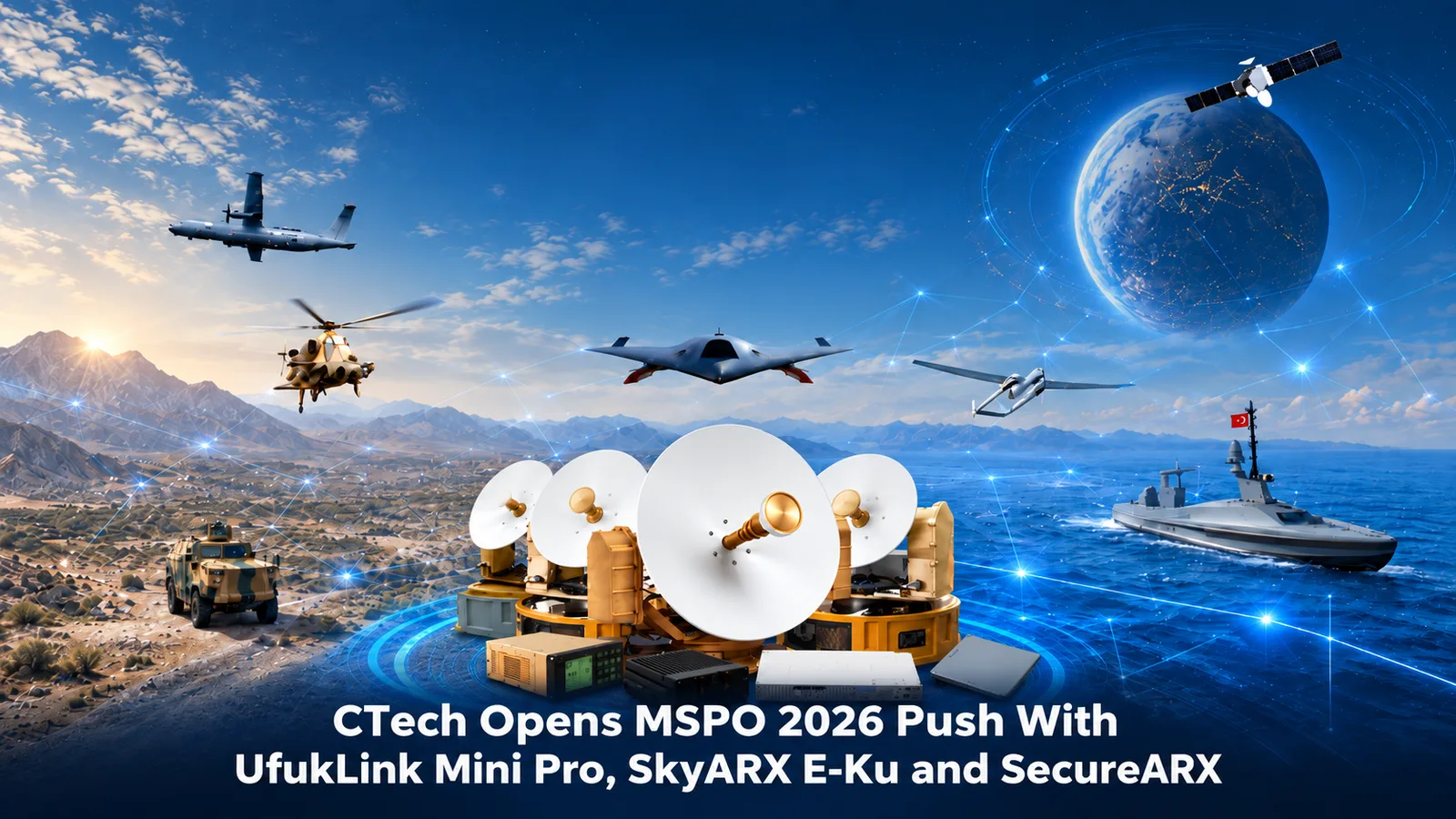 CTech Opens MSPO 2026 Push With UfukLink Mini Pro, SkyARX E-Ku and SecureARX