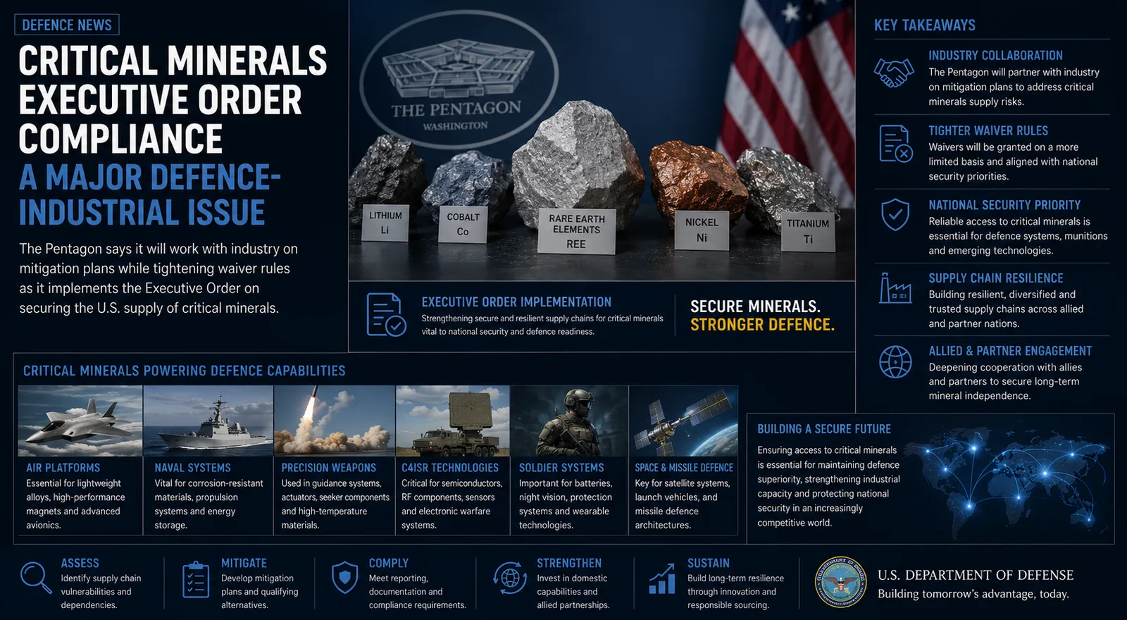 Critical Minerals Executive Order Tests Defense Supply Chains