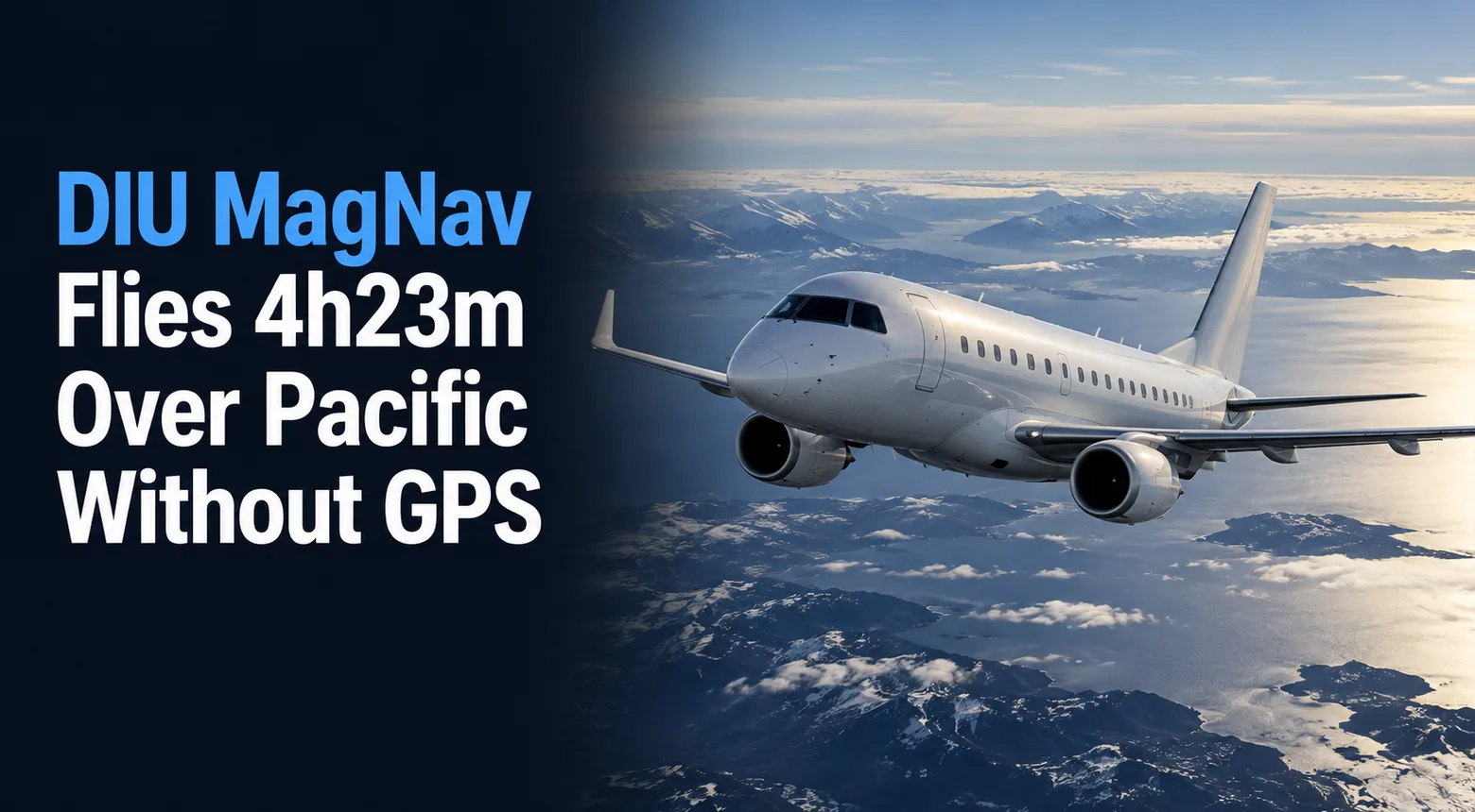 DIU MagNav Flies 4h23m Over Pacific Without GPS