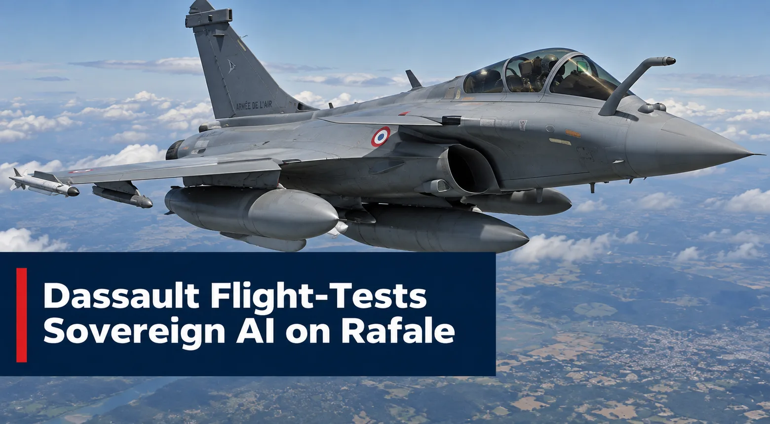 Dassault Flight-Tests Sovereign AI on Rafale