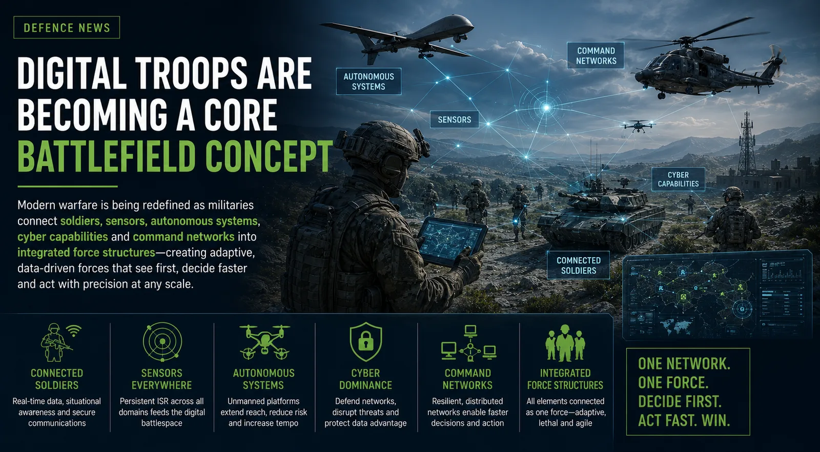 Digital Troops Reshape Modern Battlefield Command