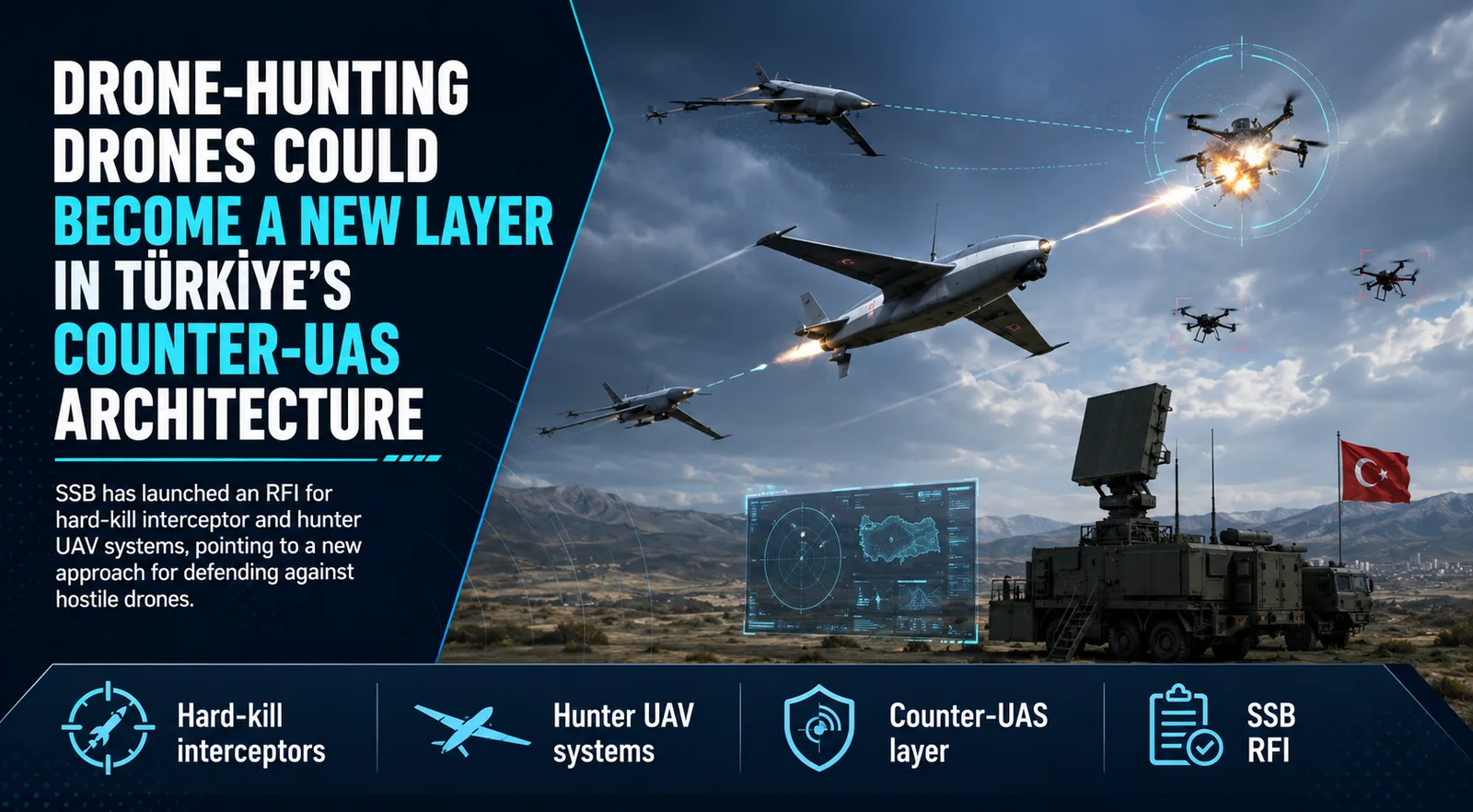 Drone-Hunting Drones Enter Türkiye’s C-UAS Roadmap