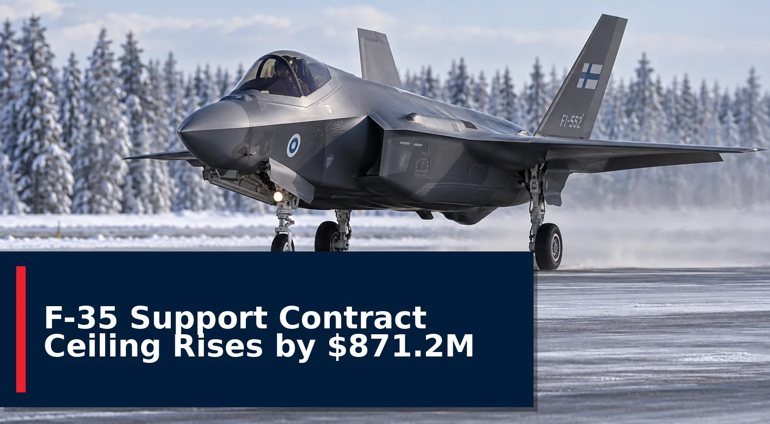 F-35 Support Contract Ceiling Rises by $871.2M