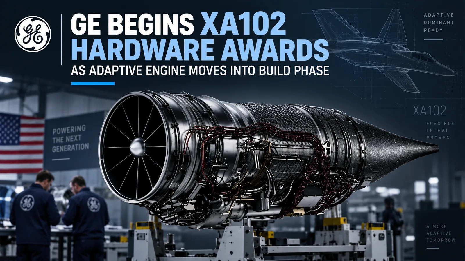 GE Begins XA102 Hardware Awards as Adaptive Engine Moves Into Build Phase