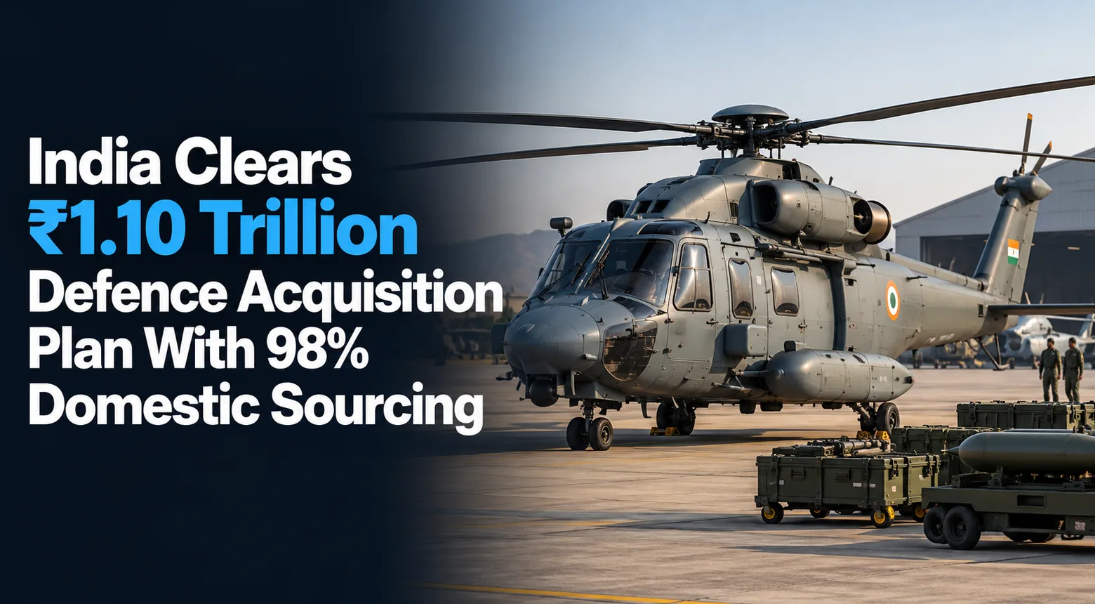 India Clears ₹1.10 Trillion Defence Acquisition Plan With 98% Domestic Sourcing
