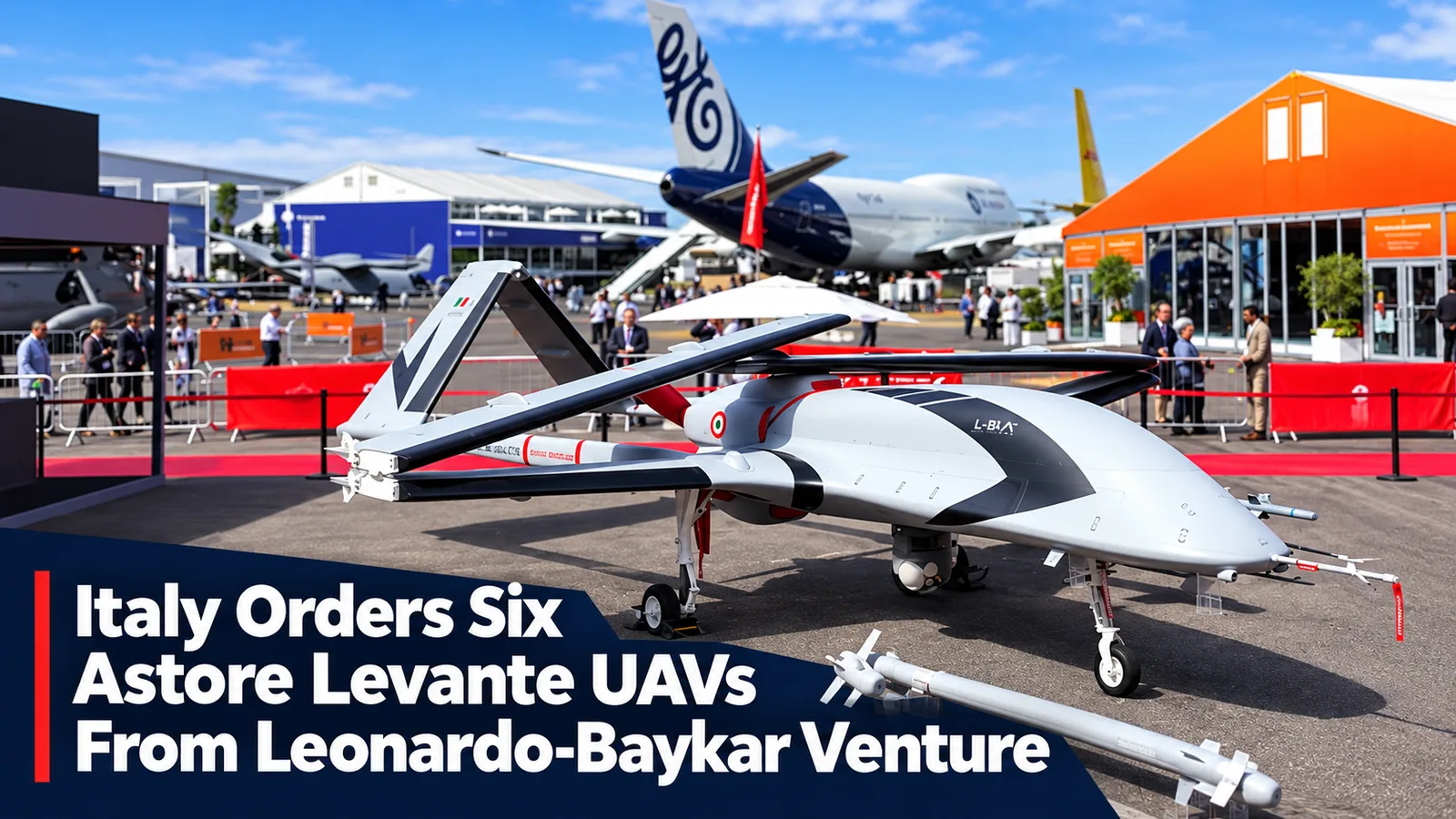 Italy Orders Six Astore Levante UAVs From Leonardo-Baykar Venture
