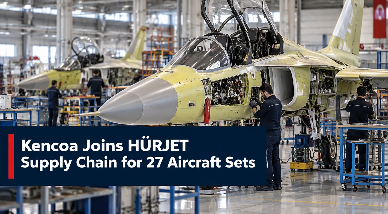 Kencoa Joins HÜRJET Supply Chain for 27 Aircraft Sets