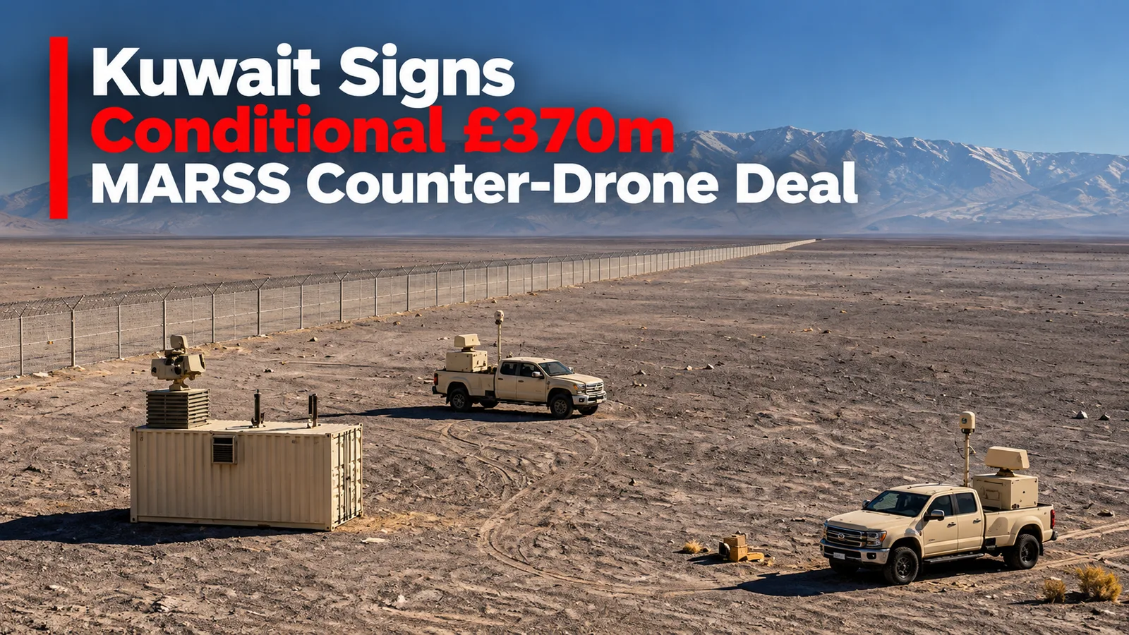 Kuwait Signs Conditional £370m MARSS Counter-Drone Deal