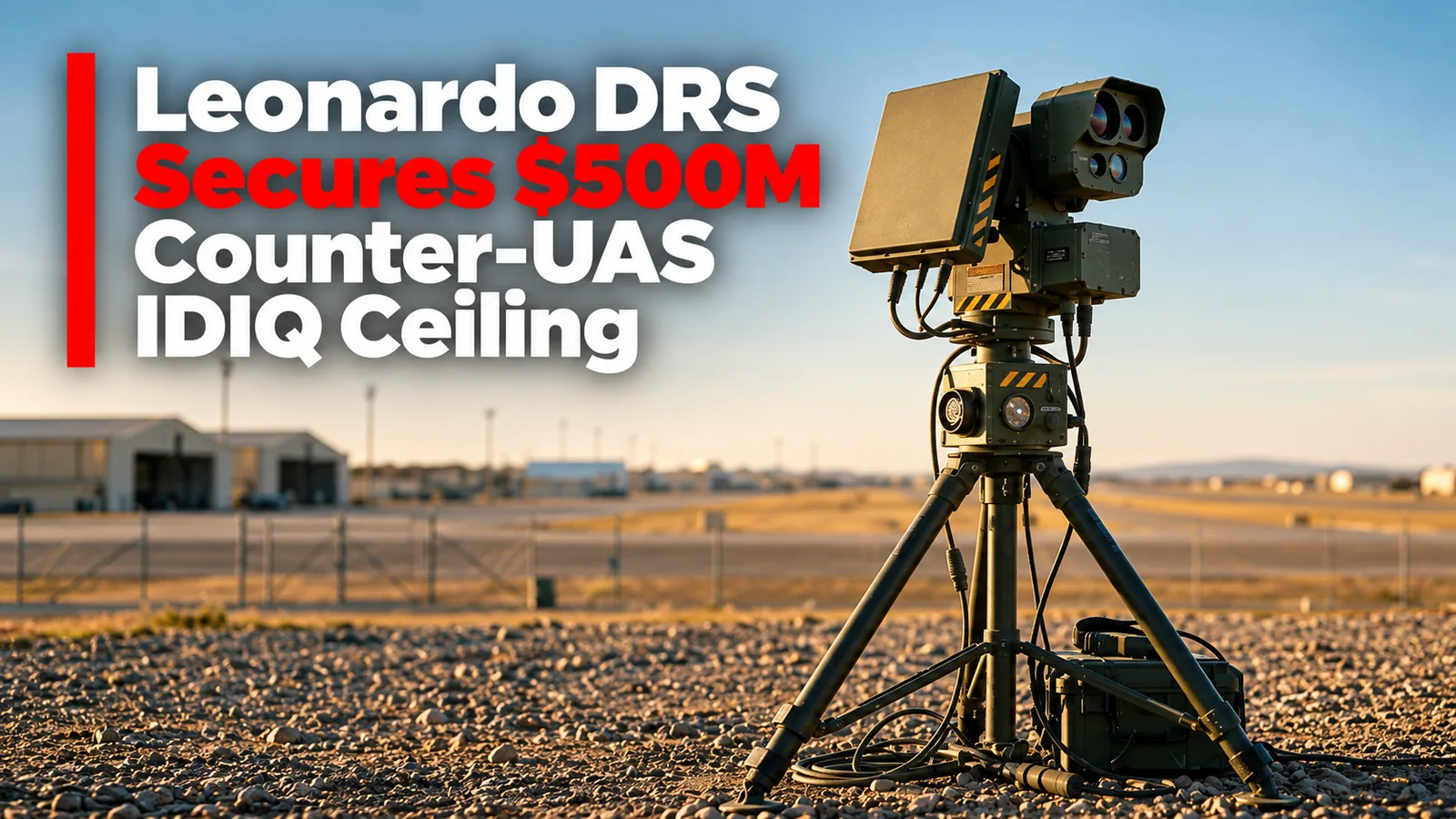 Leonardo DRS Secures $500M Counter-UAS IDIQ Ceiling