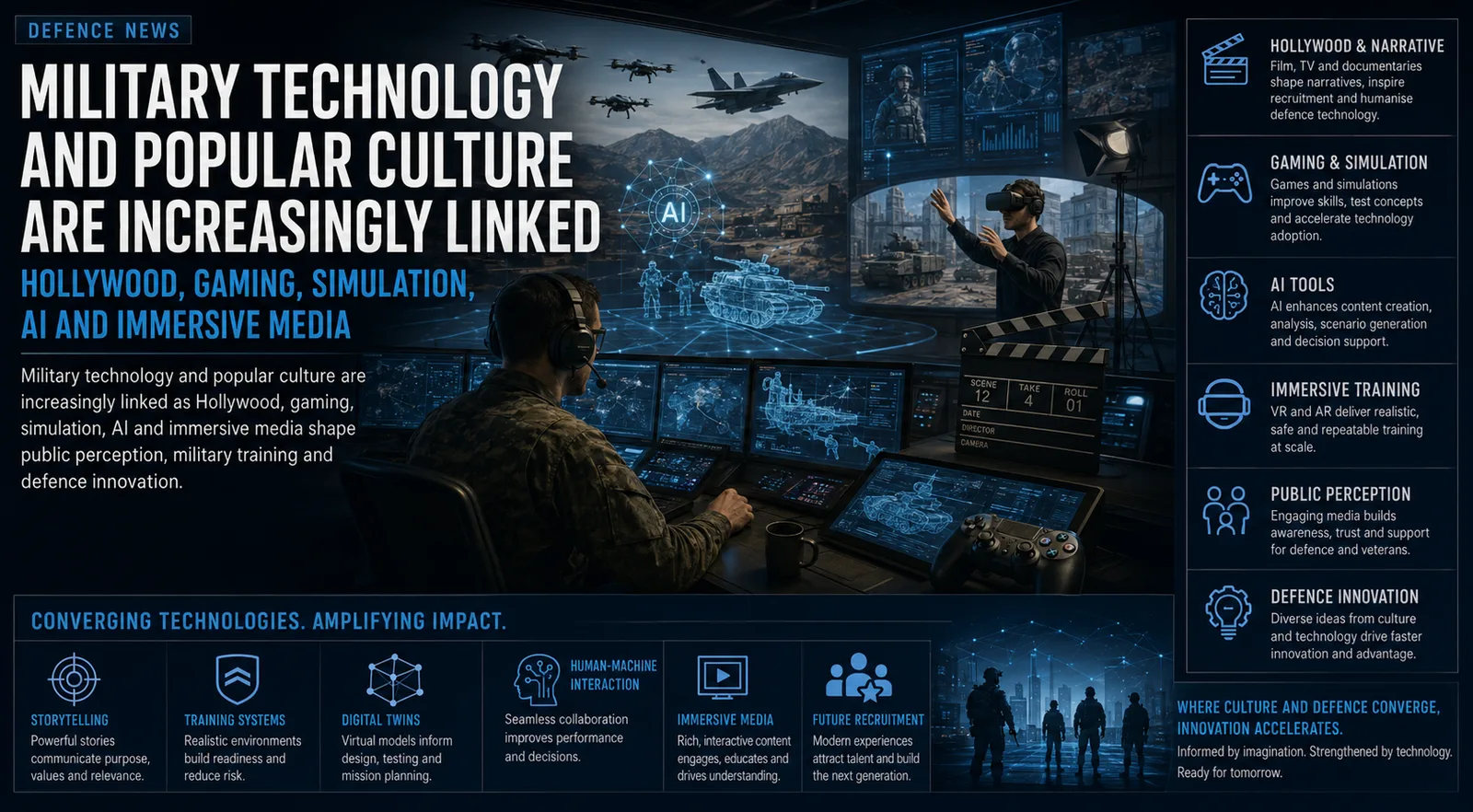 Military Technology and Popular Culture Shape Defence