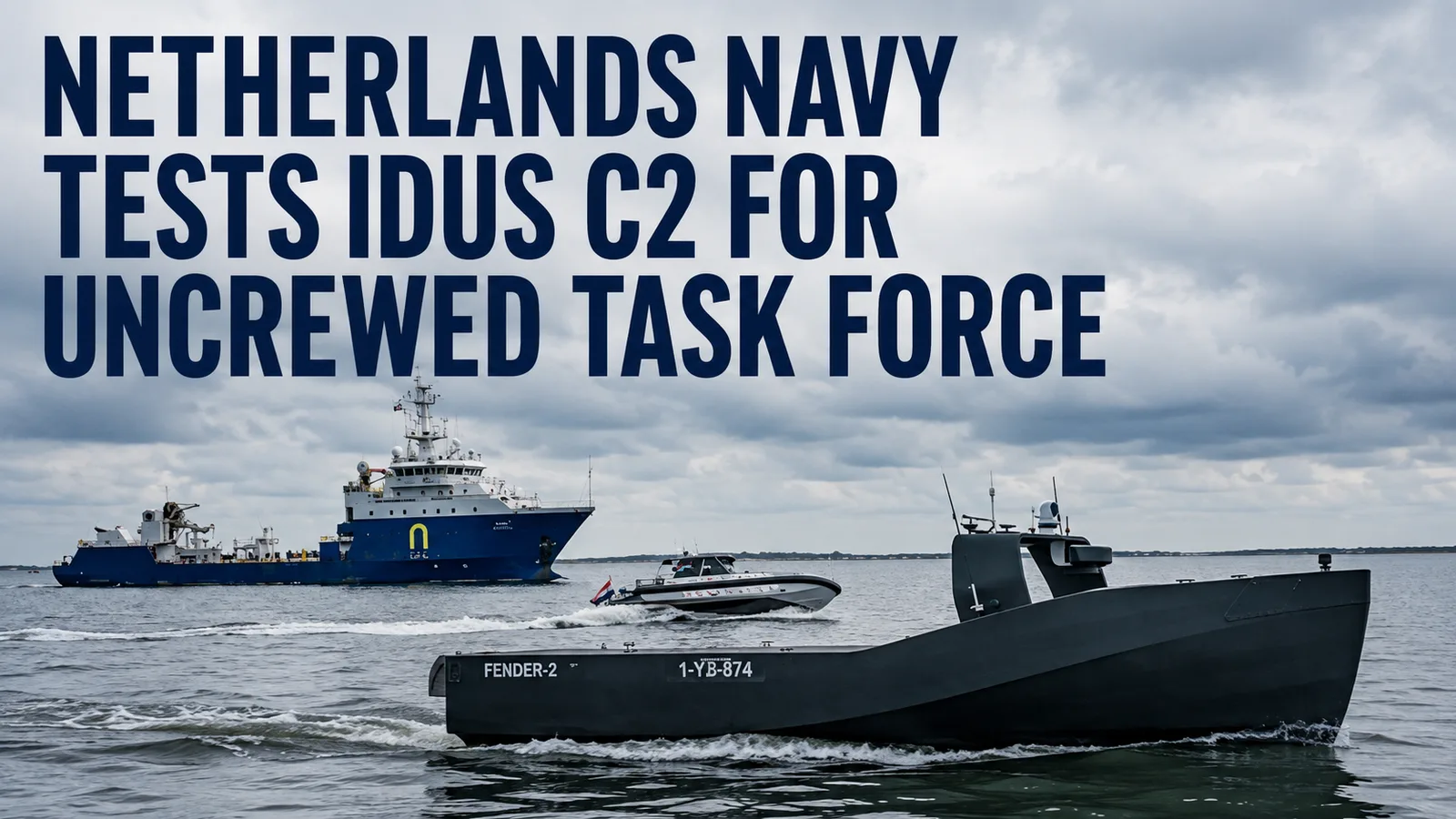 Netherlands Navy Tests IDUS C2 for Uncrewed Task Force