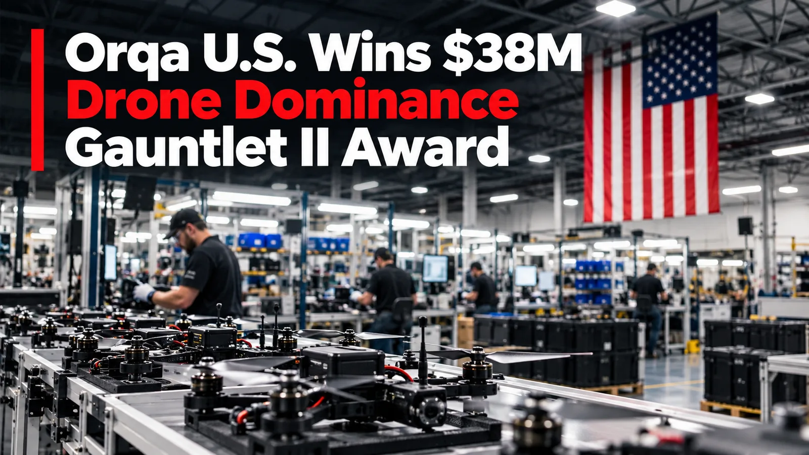 Orqa U.S. Wins $38M Drone Dominance Gauntlet II Award