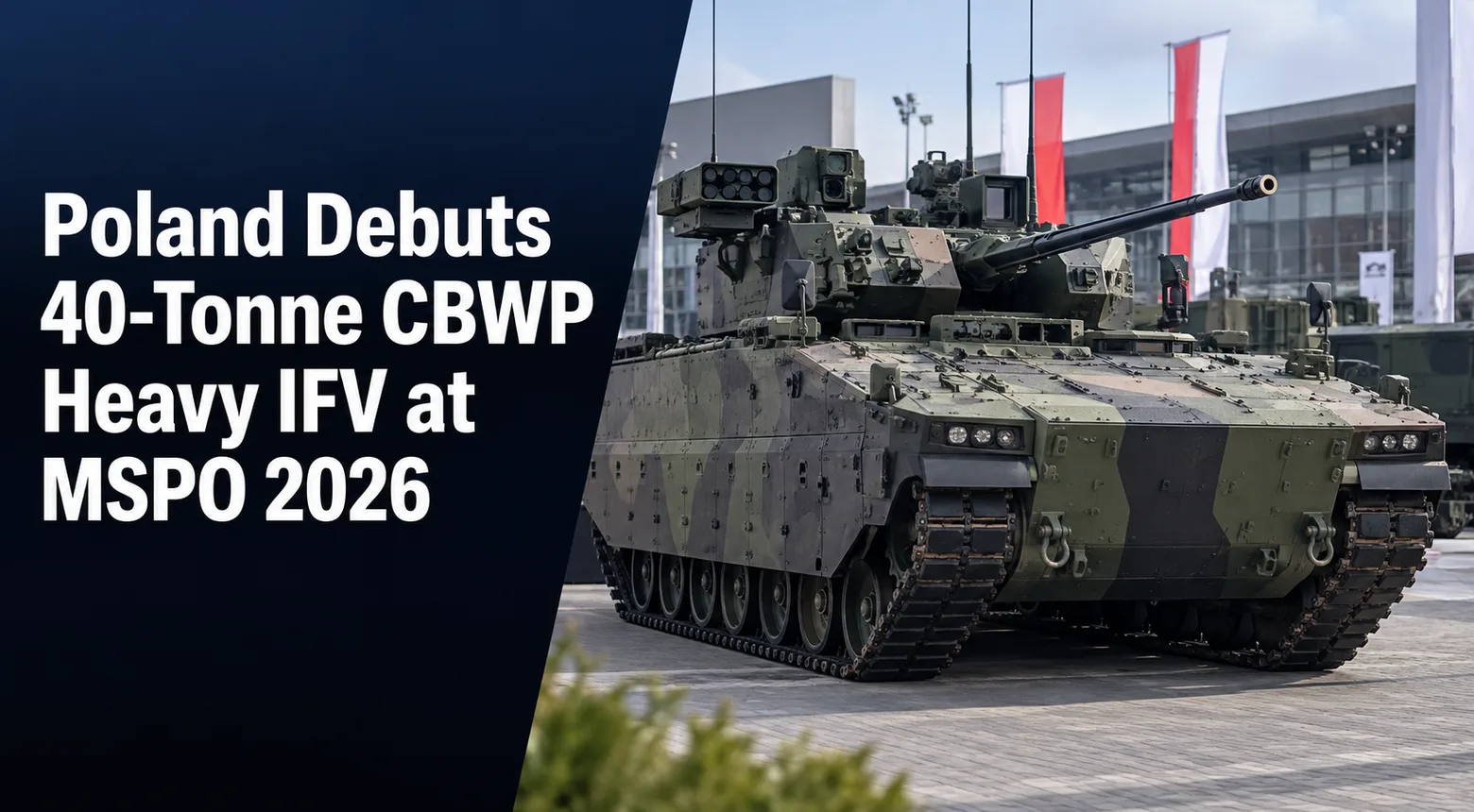 Poland Debuts 40-Tonne CBWP Heavy IFV at MSPO 2026