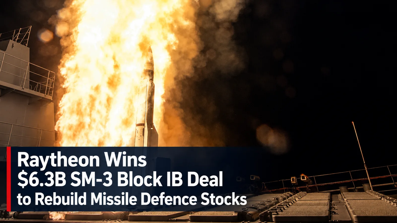 Raytheon Wins $6.3B SM-3 Block IB Deal to Rebuild Missile Defence Stocks