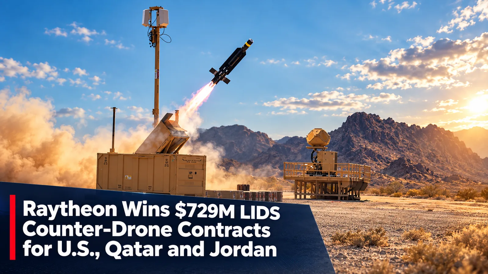 Raytheon Wins $729M LIDS Counter-Drone Contracts for U.S., Qatar and Jordan
