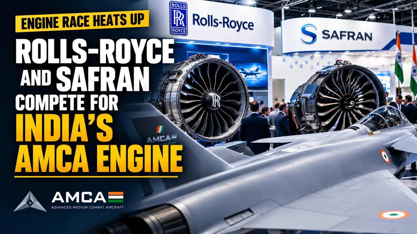 Rolls-Royce and Safran Compete for India’s AMCA Engine