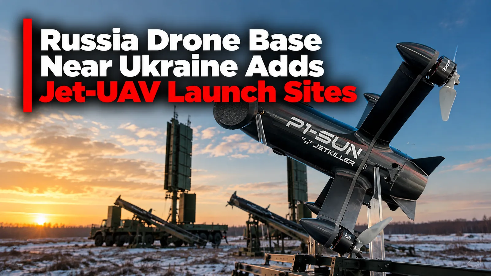 Russia Drone Base Near Ukraine Adds Jet-UAV Launch Sites