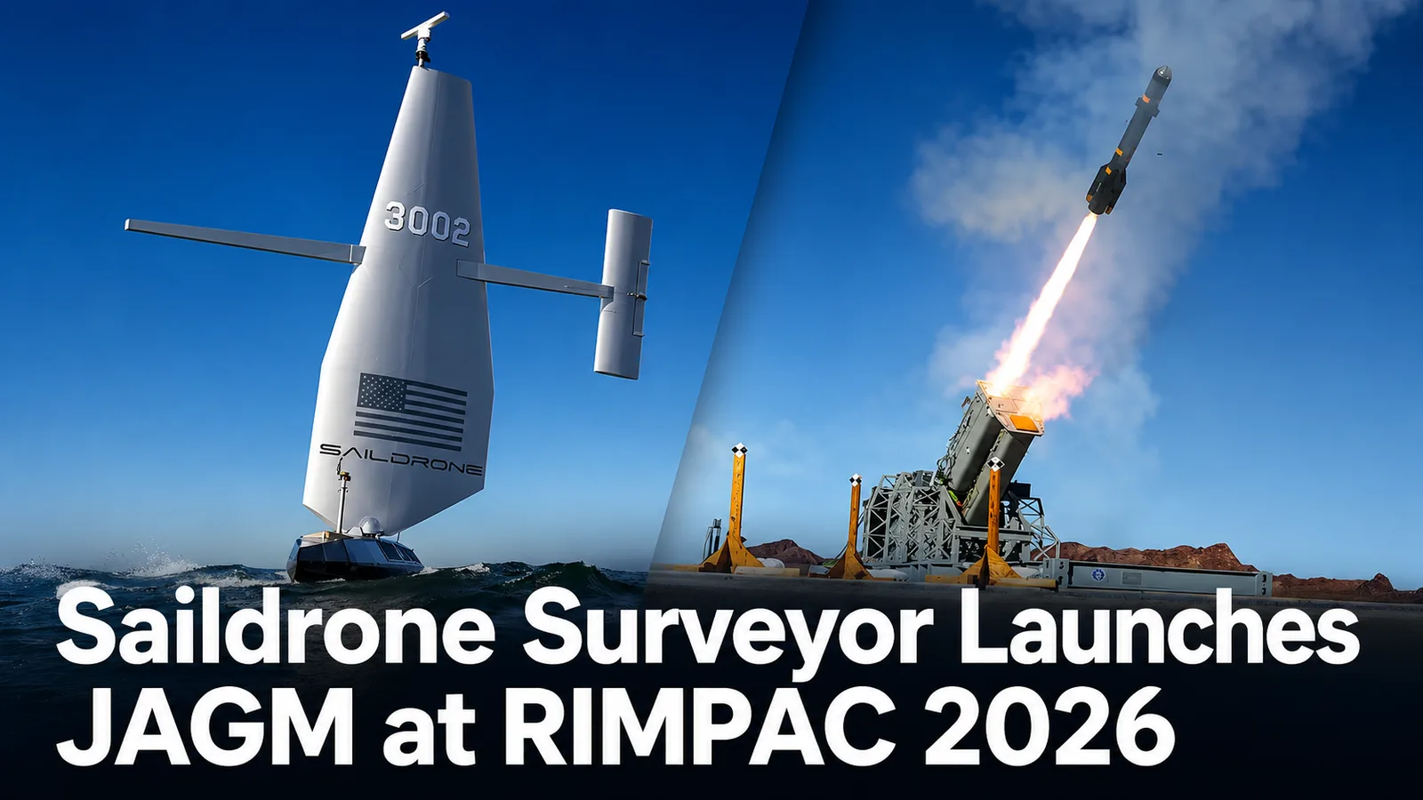 Saildrone Surveyor Launches JAGM at RIMPAC 2026