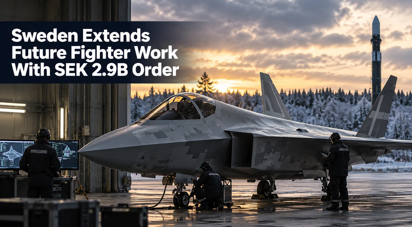 Sweden Extends Future Fighter Work With SEK 2.9B Order