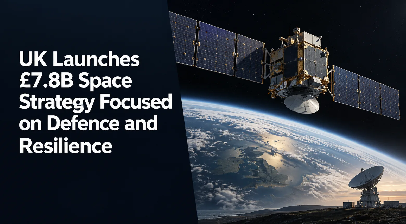 UK Launches £7.8B Space Strategy Focused on Defence and Resilience