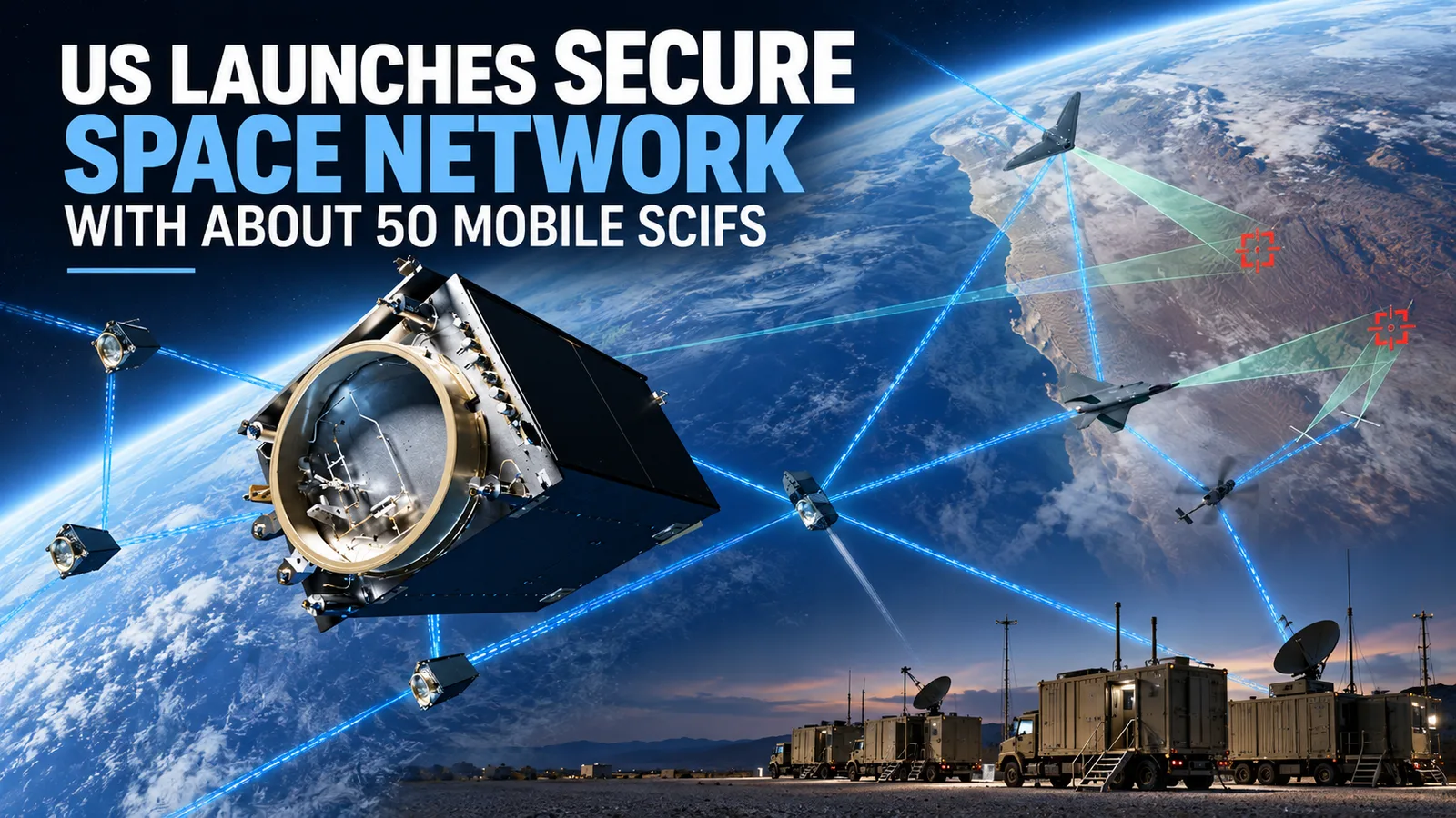 US Launches Secure Space Network With About 50 Mobile SCIFs
