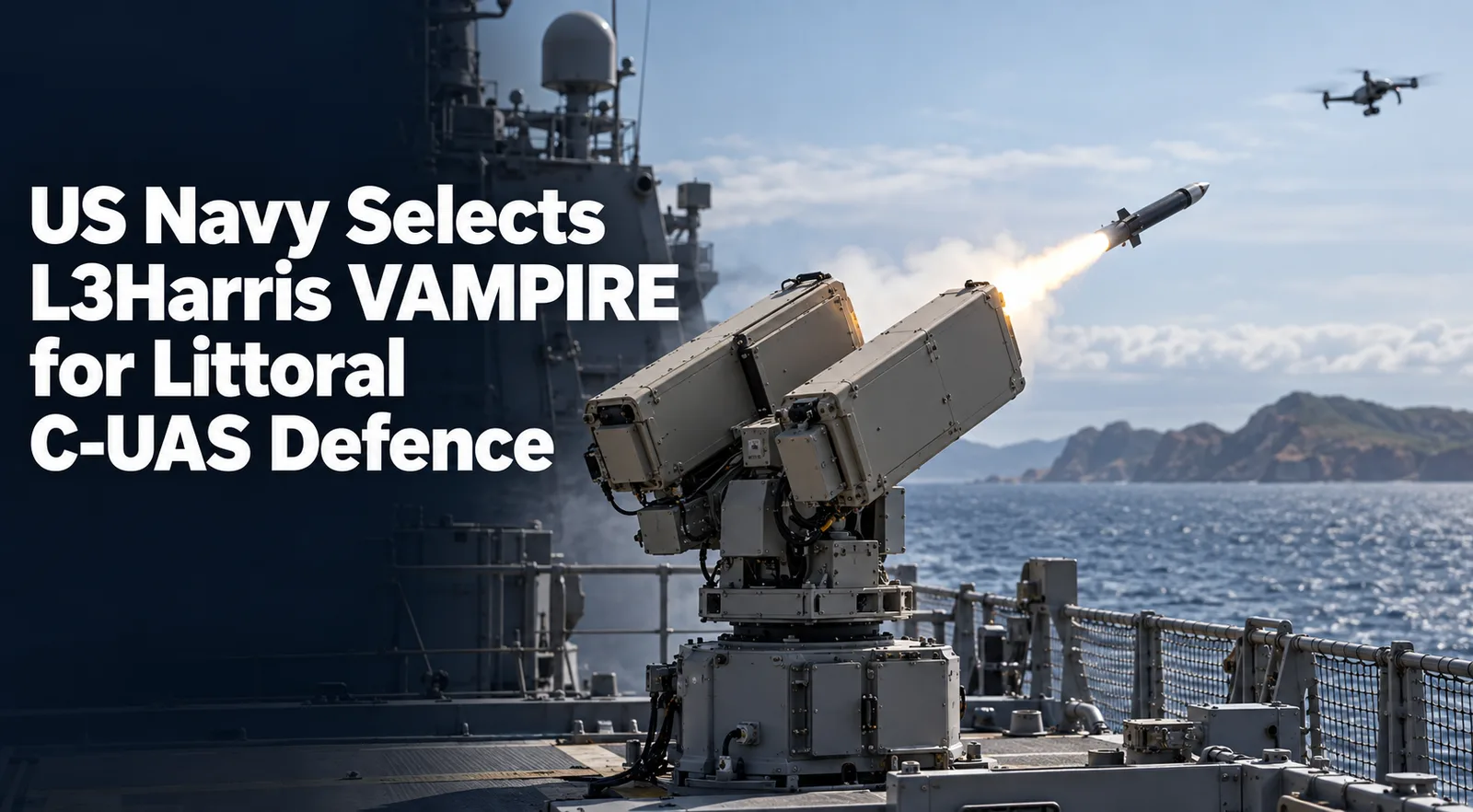 US Navy Selects L3Harris VAMPIRE for Littoral C-UAS Defence