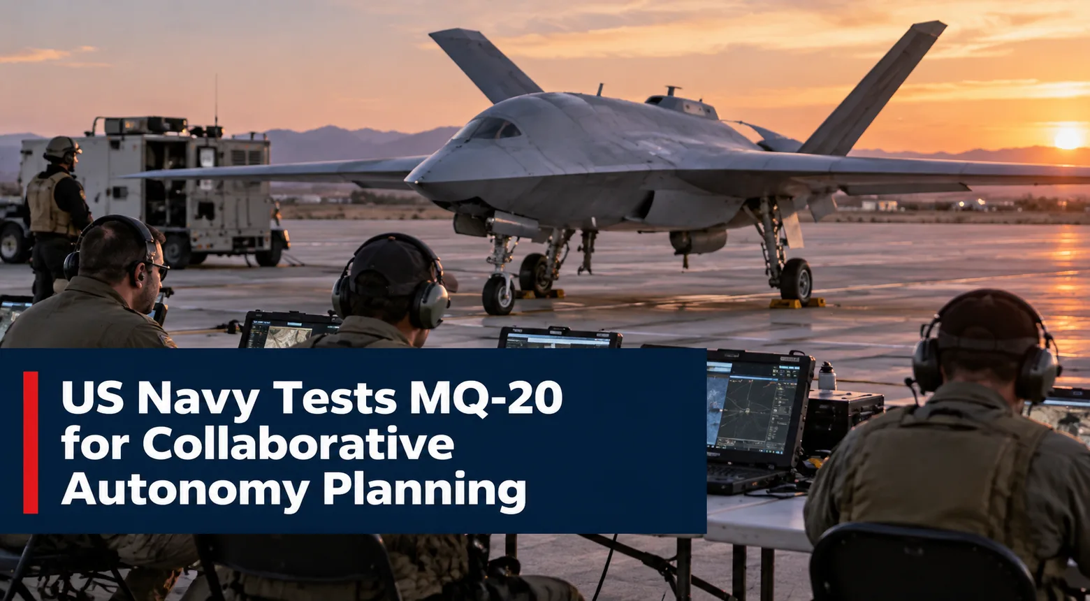 US Navy Tests MQ-20 for Collaborative Autonomy Planning