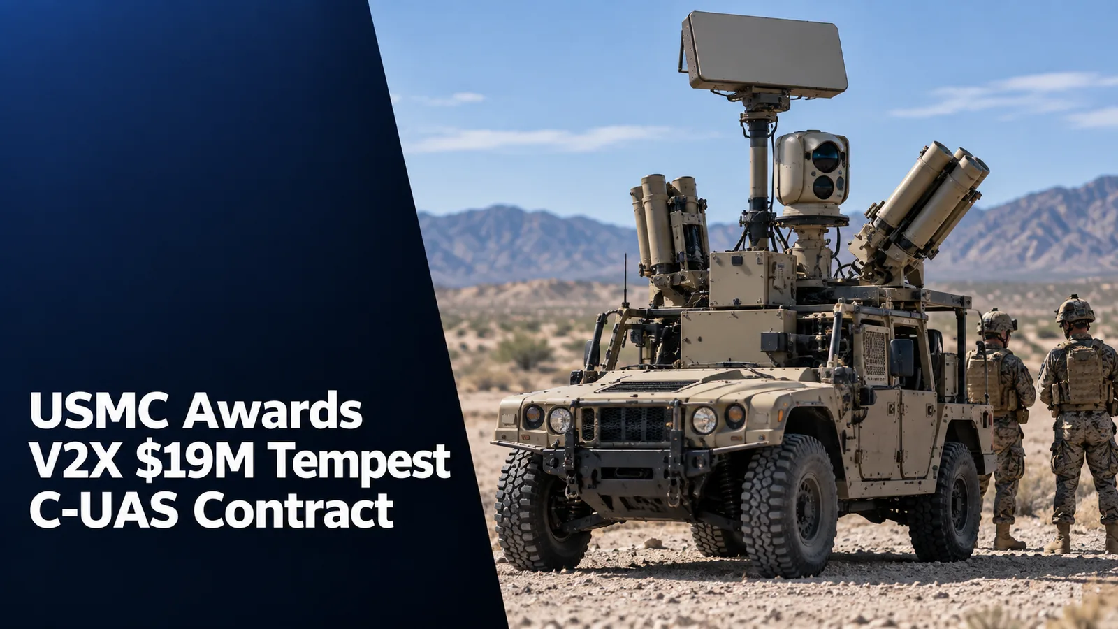 USMC Awards V2X $19M Tempest C-UAS Contract